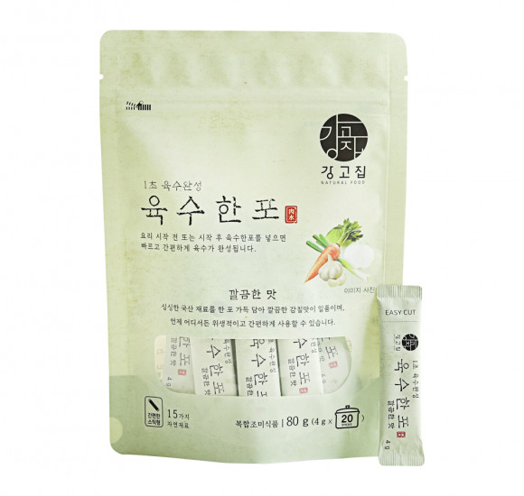 육수한포 깔끔한 맛 80g